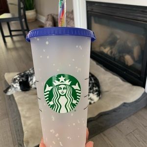 Starbucks colour changing confetti cup